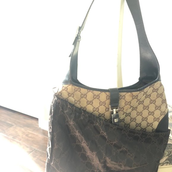 GUCCI Jackie Shoulder  Hobo Handbag - Picture 5 of 6